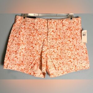 GAP CITY SHORTS Women’s Sz 4 Mid Rise Stretch 3” Inseam Floral Casual Preppy NEW